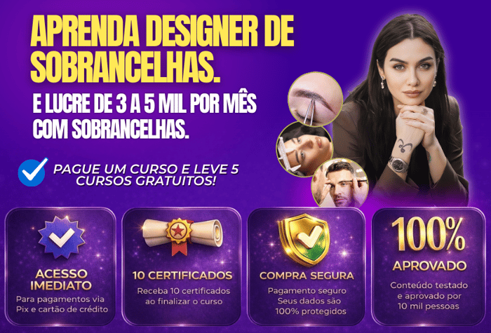 Curso Design de Sobrancelhas